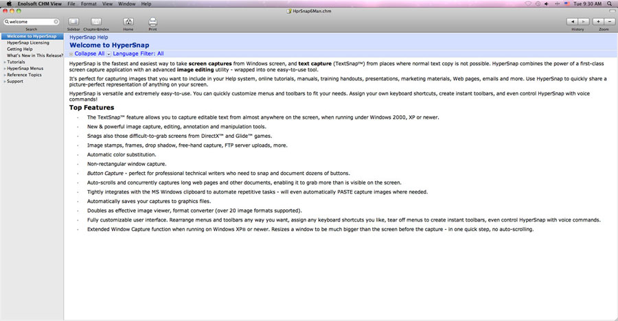 Enolsoft CHM View for Mac