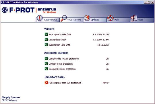 F-Prot Antivirus 3.13