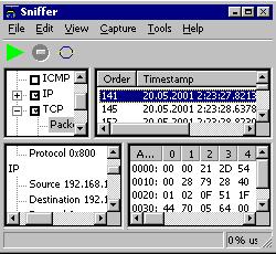 Sniffer 3.8.87 XP by Ufasoft company- Software Download