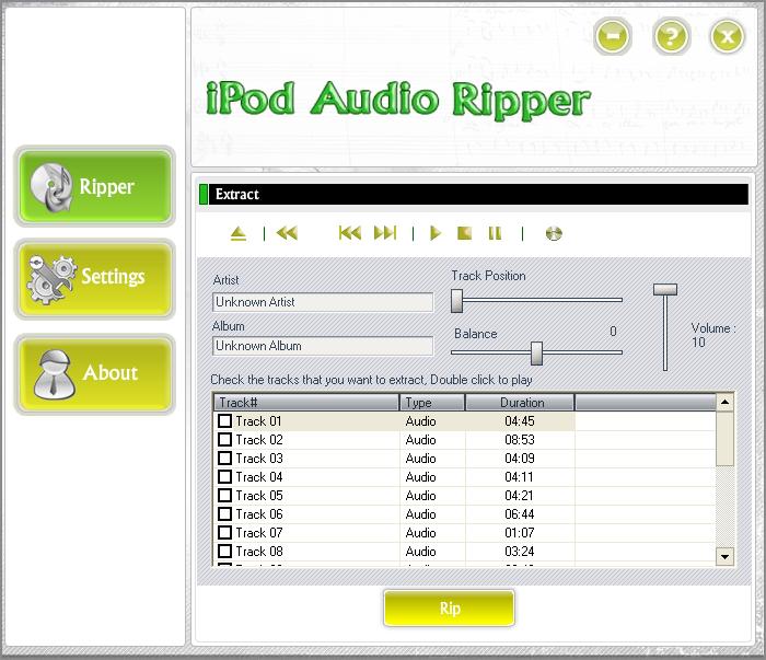 FJ iPod Audio Ripper