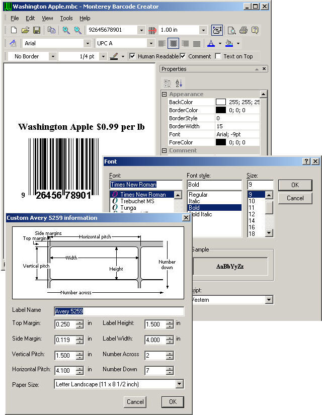 Barcode Creator Software