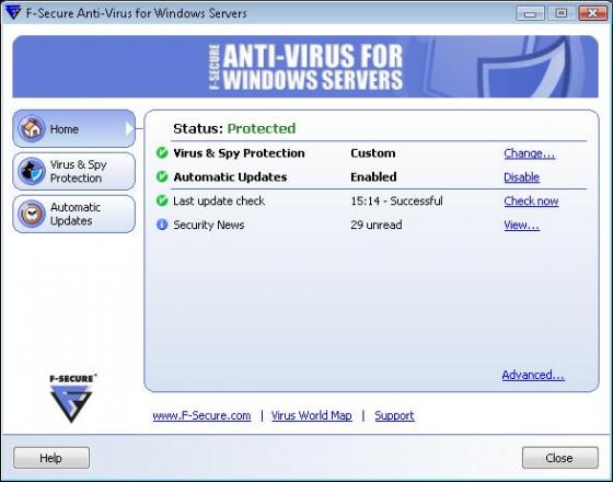F-Secure Anti-Virus For Servers 5.40