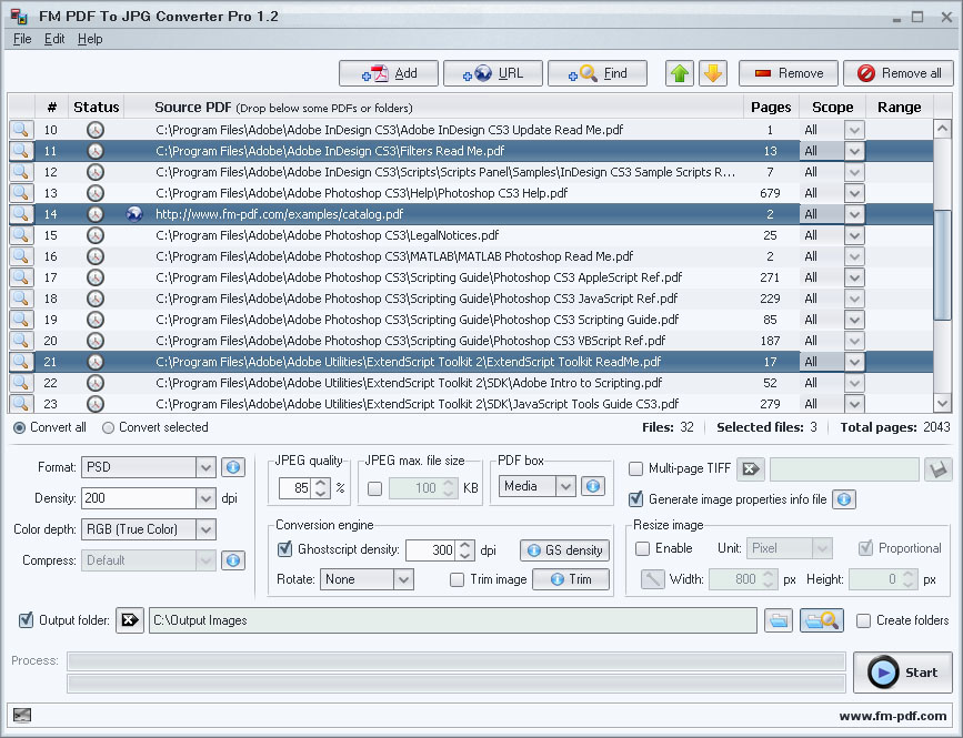 FM PDF To JPG Converter Pro