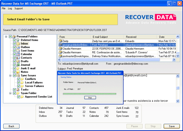 Convert OST 2007 in PST