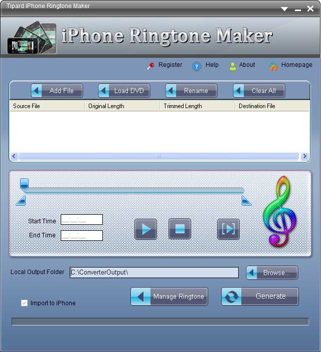 Tipard iPhone Ringtone Maker