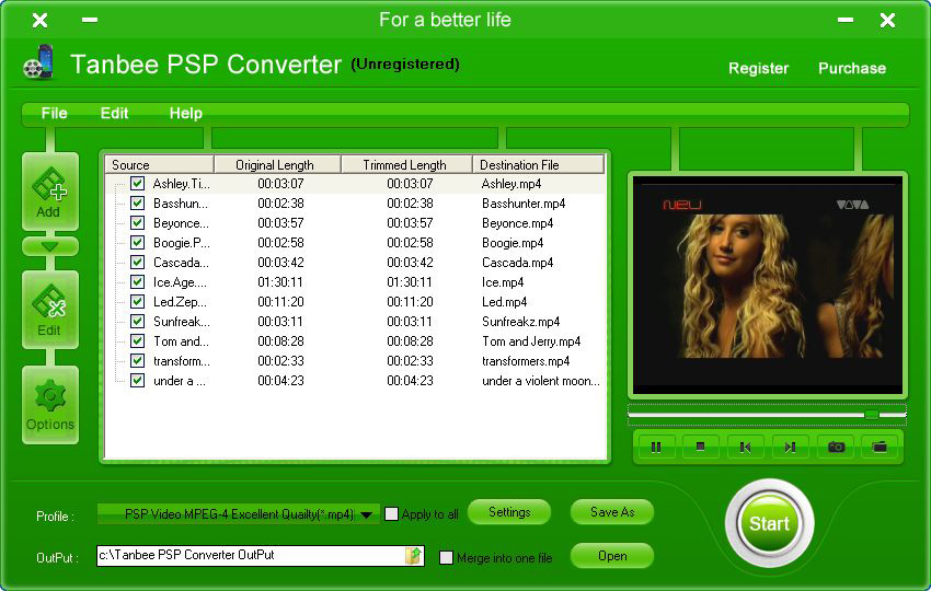 Tanbee PSP Video Converter