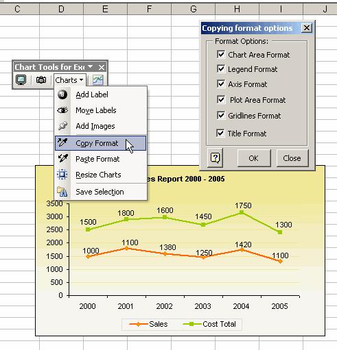 Chart Tools for Excel