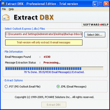 Transfer DBX to Microsoft Outlook