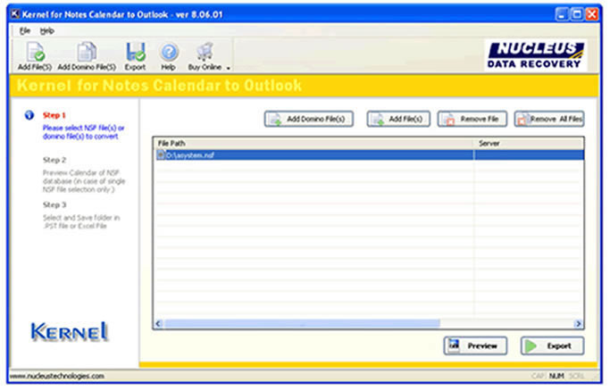 Notes Calendar to Outlook