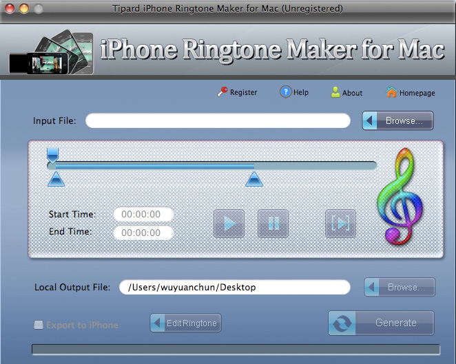 Tipard iPhone Ringtone Maker for Mac