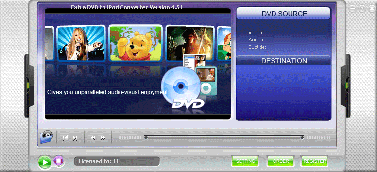 Extra DVD to iPod Converter