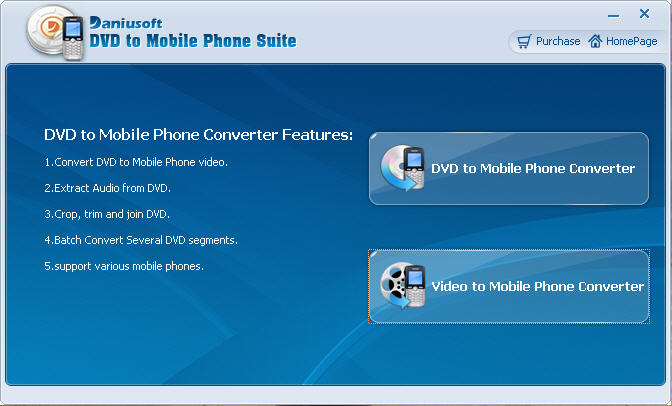 Daniusoft DVD to Mobile Phone Suite