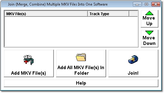 Join (Merge, Combine) Multiple MKV Files Into One Software