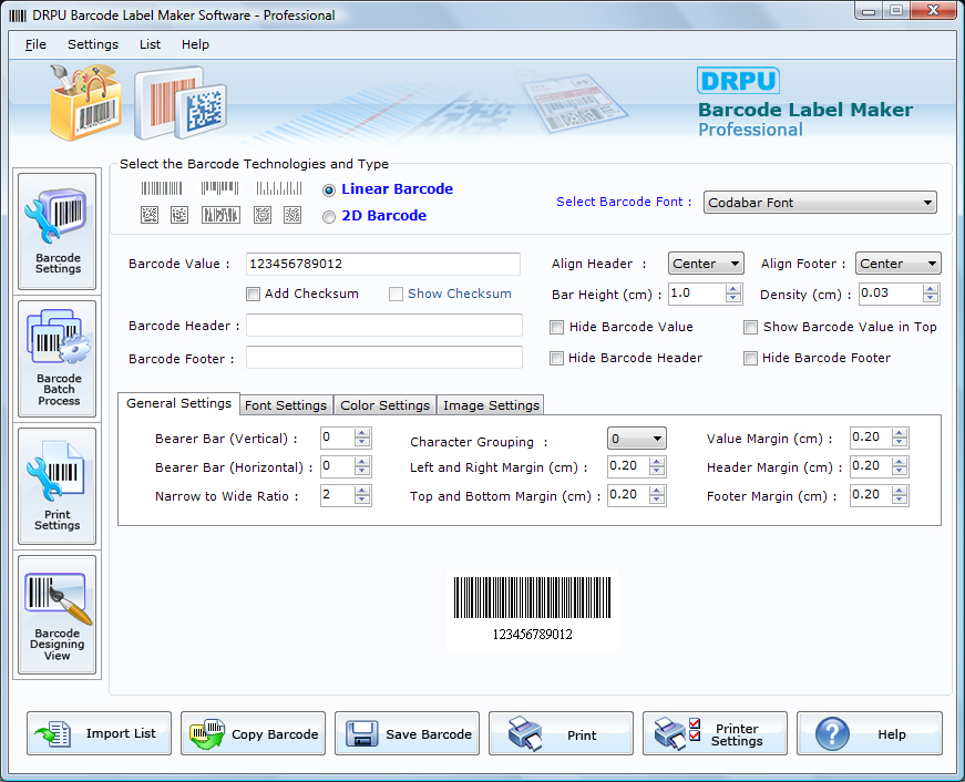 Bar Code Generator