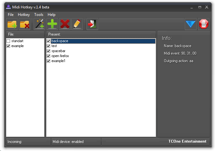 MIDI Hotkeys