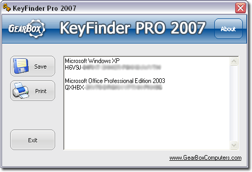 Windows Product Key Finder Professional