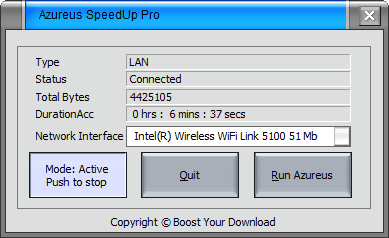 Azureus SpeedUp Pro