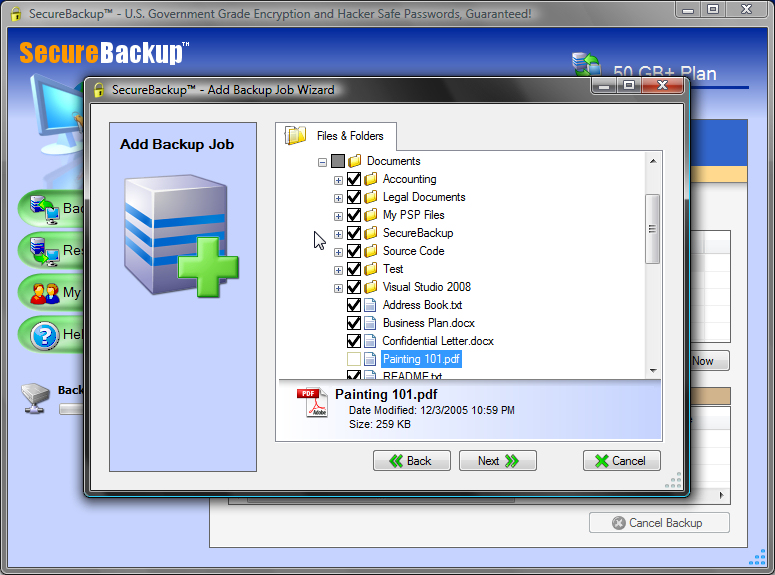 SecureBackup HOME: Online Backup