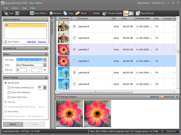 Duplicate Finder 2009 Basic Edition