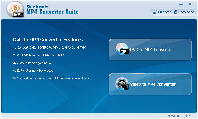 Daniusoft MP4 Converter Suite