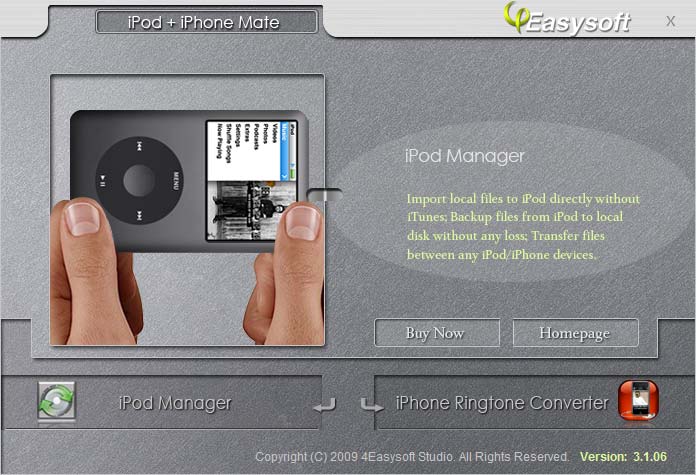 4Easysoft iPod + iPhone Mate