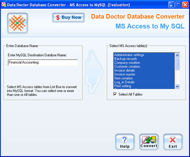 Migrate MS Access Database