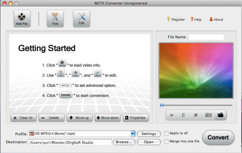 M2TS Converter for Mac