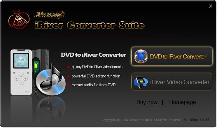 Aiseesoft iRiver Converter Suite