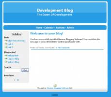 Blogging Software