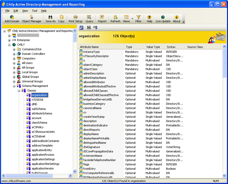 Chily Active Directory Management and Reporting