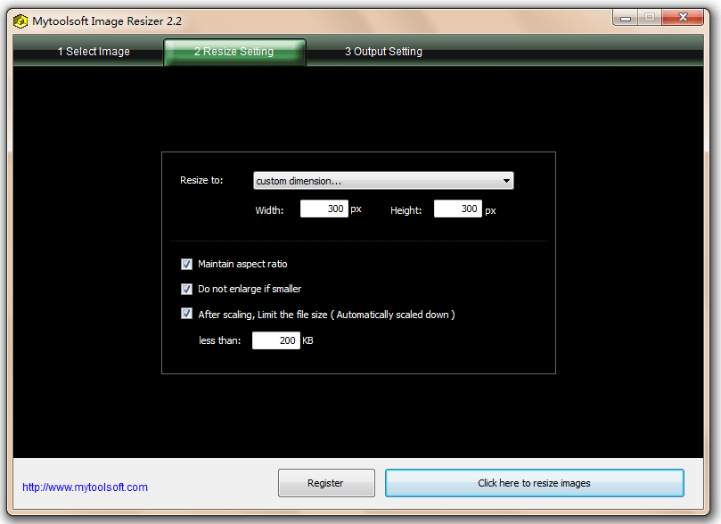 Mytoolsoft Batch Image Resizer