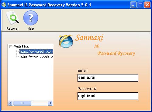 Internet Explorer Password Unlocker