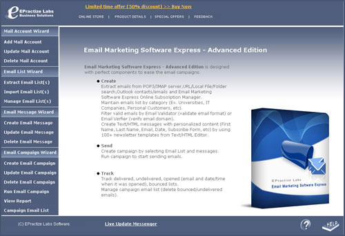Email Marketing Software Express Advanced Edition