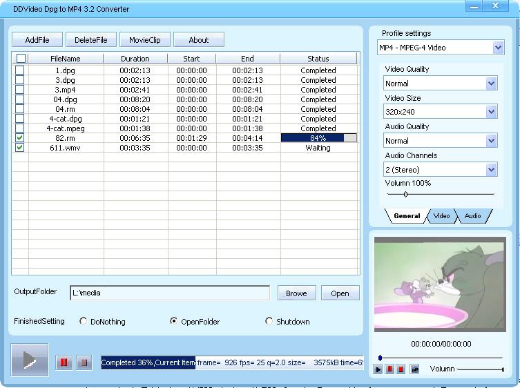 DDVideo DPG to MP4 Video Converter Gain