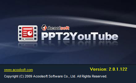 Free Acoolsoft PPT2YouTube