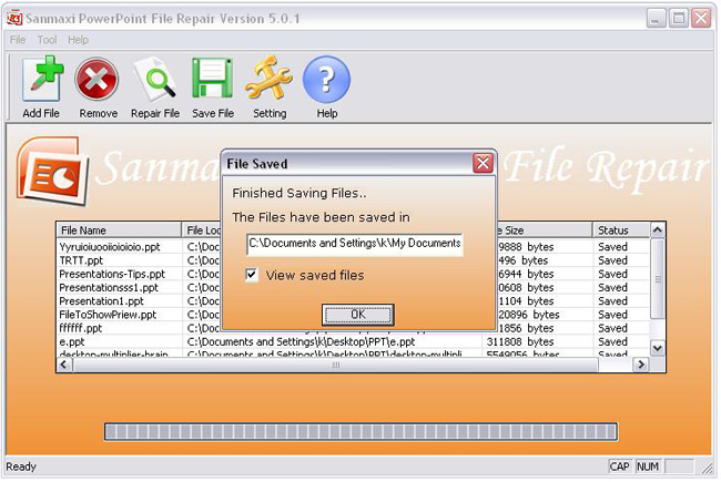 PowerPoint Slides Recovery Tool