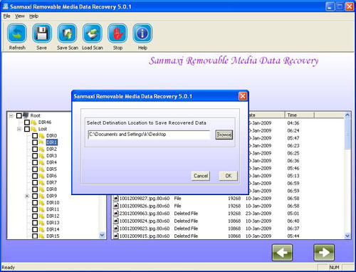 Removable media data recovery tool