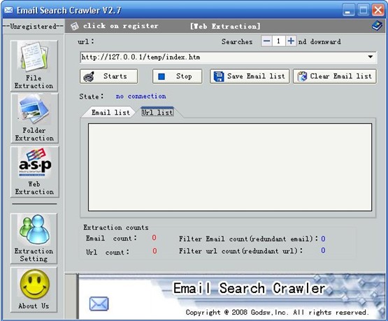 Email Search Crawler