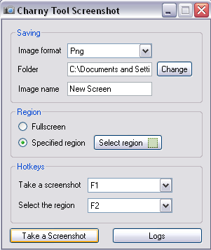 Charny Screenshot tool