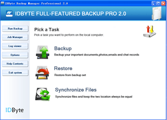 IDByte FullFeatured Backup Pro