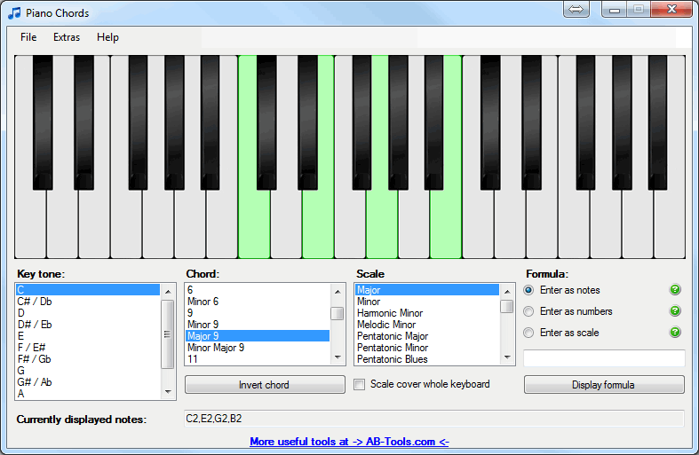 piano chords finder softwares Free download FreeWares