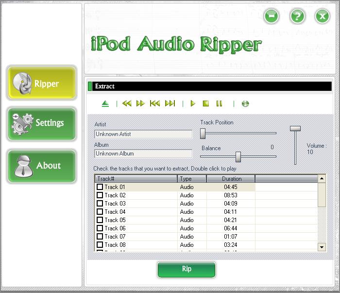 AS iPod Audio Ripper