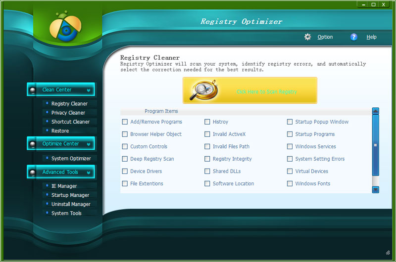 Aiseesoft Registry Optimizer