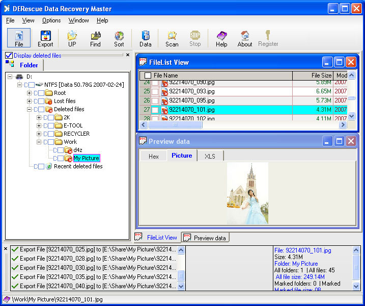 Export display