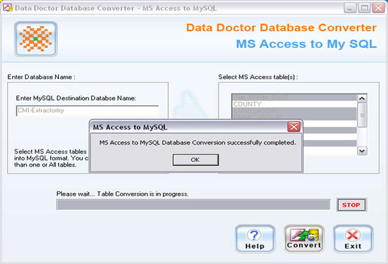 Migrate Access DB to MySQL
