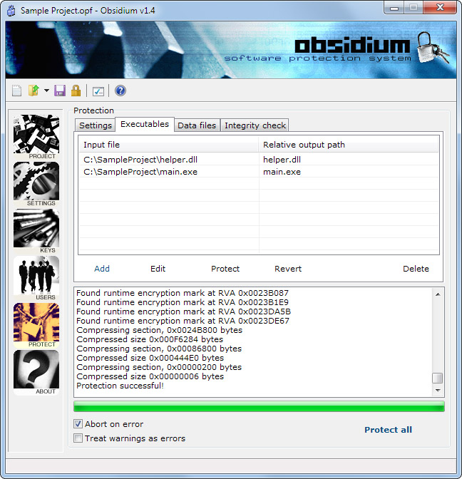 Obsidium Software Protection System