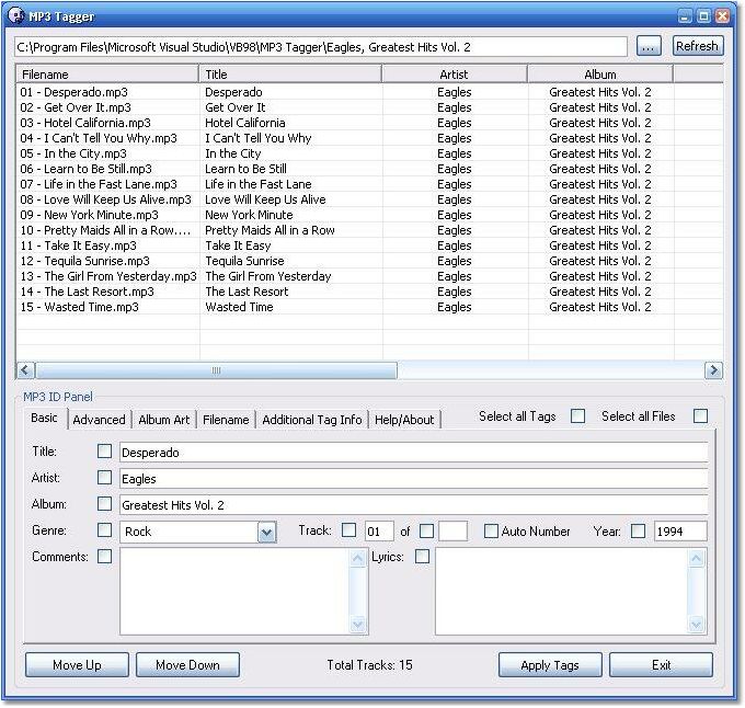 MP3 Tagger