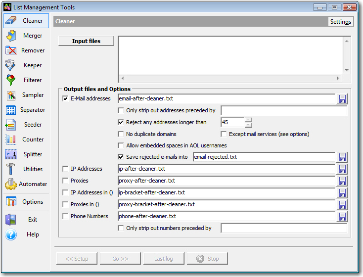 Email List Management Tool