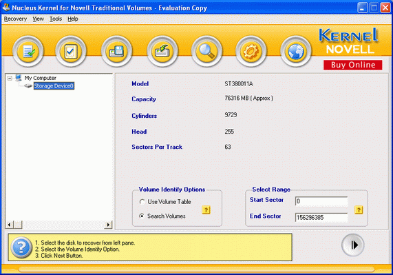 Kernel Novell Data Recovery Software