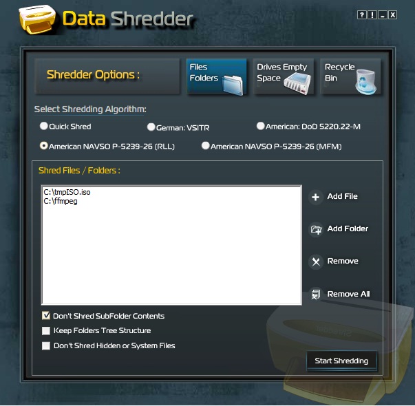 Data Shredder